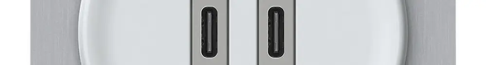 Presa di carica USB INC origin 2×USB-C 3000mA 5V bianco 