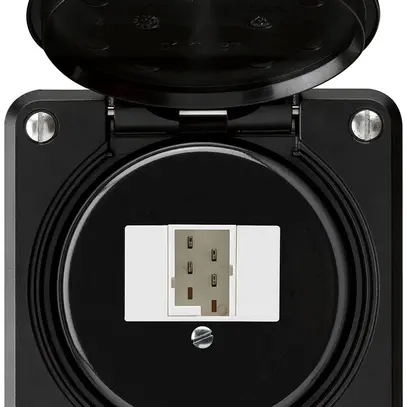 Boîte de raccordement ENC robusto IP55 noir 1×TT83 