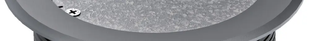 Leitungsauslass mit Blinddeckel Hager, H>32mm grau 