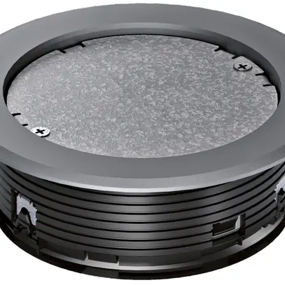 Leitungsauslass mit Blinddeckel Hager, H>32mm grau 