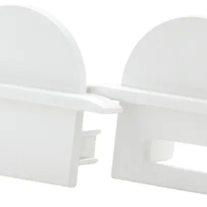 Endkappe SG StripLine 24×21×12mm Kunststoff weiss 2 Stk 