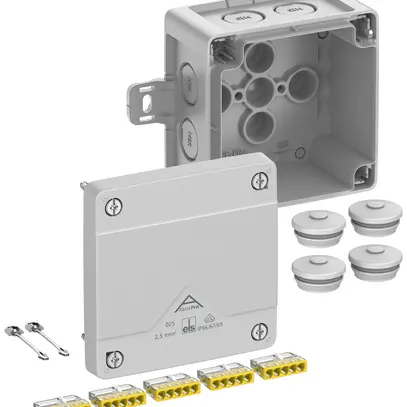 Scatola di derivazione AP Spelsberg Abox Pro 025 AB-2,5² 92×92×60mm IP69 gr 