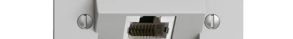 Presa INC 1×RJ45/s 4P ITplus EDIZIOdue grigio chiaro 