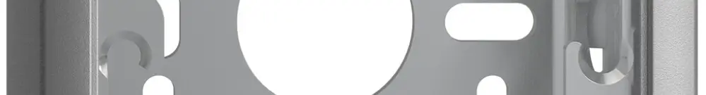 Cappa con piastra di base 39mm EDIZIOdue silver 