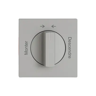 Kit di montaggio EDIZIO.liv SNAPFIX® p.pulsante girevole manop.Mont.→ ← Desc.grc 