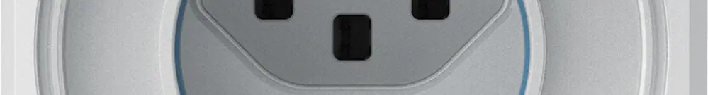 Presa robusto 1×tipo 23 luminoso IP55 bianco 
