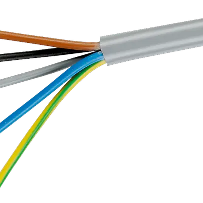 Kabel Td 3×2.5mm² LNPE hellgrau Eca Ring à 100m 