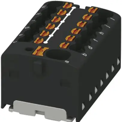 Bloc de distribution PX PTFIX 4/12X1.5 BK 