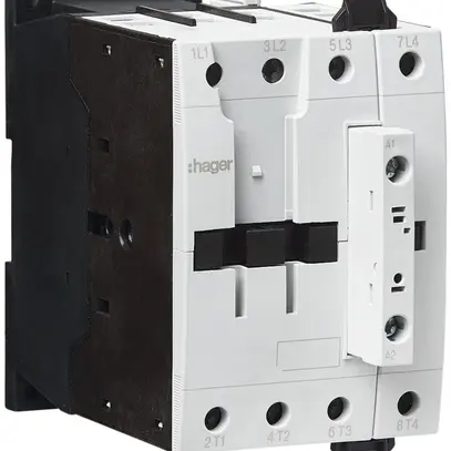 Contattore di potenza Hager 4P 80A da AC-1 tensione di bobina 24VDC 