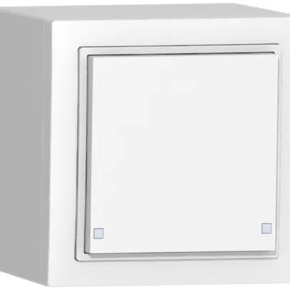 Senseur poussoir AP SIDUS KNX Design 1/2, blanc 