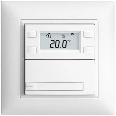 UP-RTH-Taster KNX 1-fach EDIZIOdue FMI weiss, mit Papier+LED RGB 