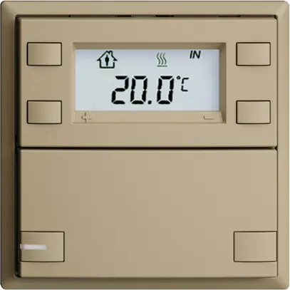 Pulsante RTH INC KNX 1×EDIZIOdue F sand, con LED RGB 