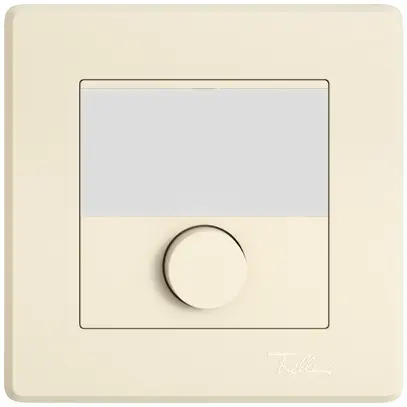Contact à poussoir de sonnerie ENC EDIZIO.liv SNAPFIX® 6A 250V étiquette cr 