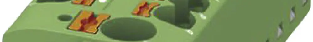 Verteilerblock PX PTFIX 10/18X4-G GN 