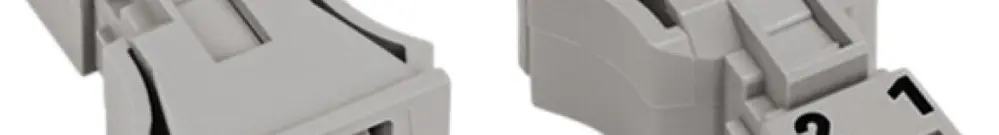 Stecker WAGO 2L 0.25…1.5mm² grau Codierung B 16A 250V Snap-In 