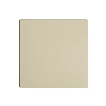 Plaque frontale EDIZIOdue vanille 60×60mm pour obturateur 