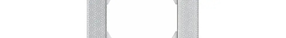 Cadre de rec.EDIZIOdue prestige 3×1 verre ornement 
