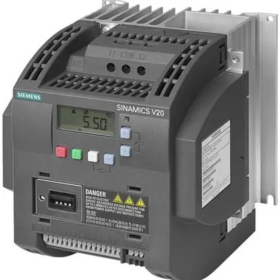 Convertisseur de fréquence Siemens SINAMICS V20 4kW 3AC classe A Modbus 