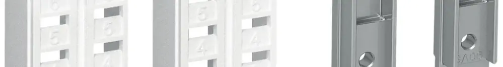 Fixation Hager pour barre dans armoire FR 275mm CP I hauteur réglable 
