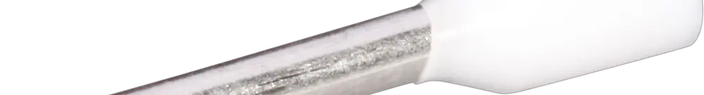 Embout de câble type A isolé 0.75mm²/10mm blanc 