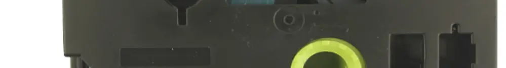 Cassetta nastro compatibile con OZE-355, 24mm×8m, nero/bianco 