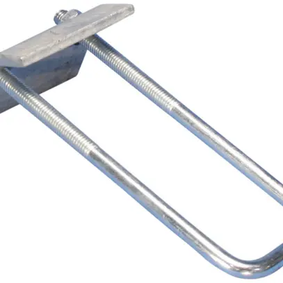 Trägerklammer nVentCADDY f.Strutschienen m.U-Bügel, Stahl, DD 124×41mm Strut M10 