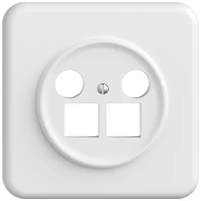 Kit di montaggio INC STANDARDdue EASYNET SNAPFIX® per presa multimedia bi 