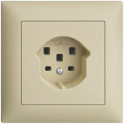 Presa INC EDIZIOdue T25 16A vanille, con morsetti innest. 
