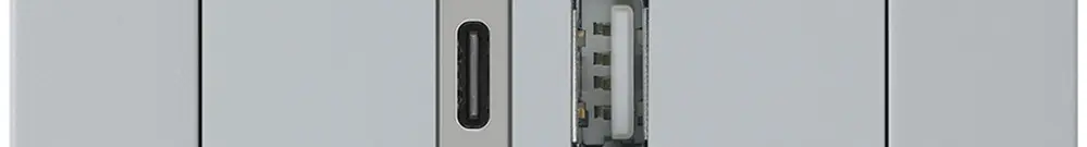Presa di carica USB INC kallysto.pro 18W PD 1×tipo A 1×tipo C grigio chiaro 