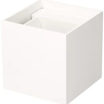 Applique LED maxLUCE BIG-BOX 6W 500lm 3000K 90° IP54 blanc 