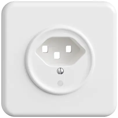 UP-Montageset STANDARDdue SNAPFIX® für Steckdose T23 mit Frontlinse ws 