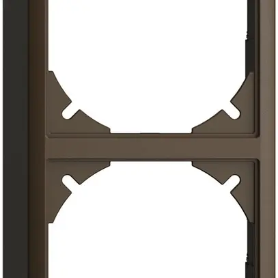Capot EDIZIOdue 54mm I-I coffee pour combinaison vertical/horizontal 