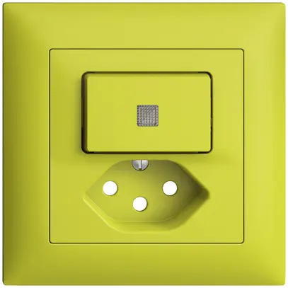 Kit frontale INC EDIZIOdue lemon 88×88mm T13 con lente 