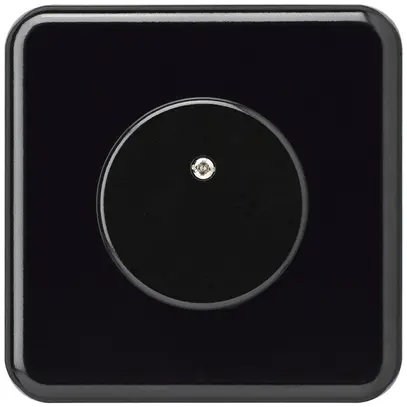 Plaque d'obturation ENC basico Ø43mm noir 