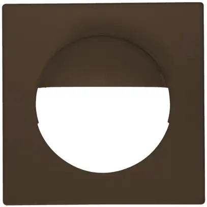 Kit frontal Luxomat pour EDIZIOdue brun 