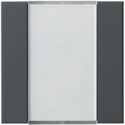 Kit frontal Hager kallysto 2×KNX anthracite 