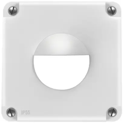 Couverture ESYLUX IP55 Feller, NUP, NAP, NCO, blanc 