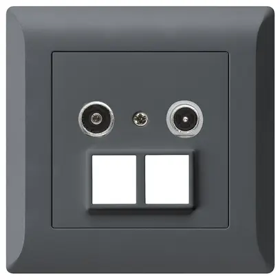 Presa multimedia INC kallysto.line R/TV 14dB 2GHz antracite 