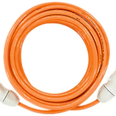 Prolunga 5×4mm² 20m G-PUR CEE/CEE 32A IP44 arancione 