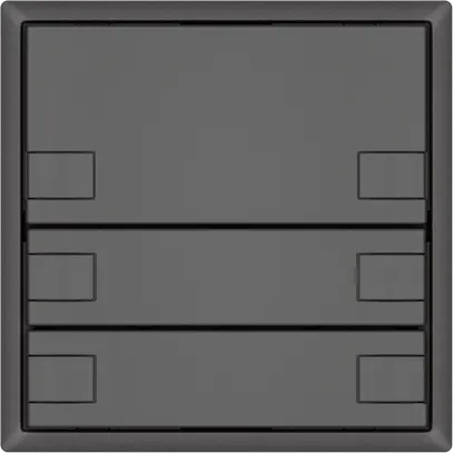 Poussoir universel EDIZIO.liv UNI SNAPFIX® 12…48V s.LED 6× comm.1T grf 