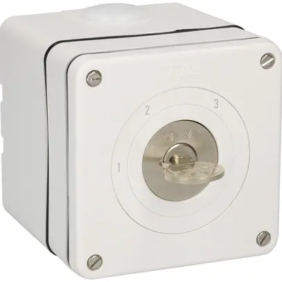 Interruttore graduato AP cont.galv.NEVO 1P.IP21.1-2-3.cil.1007F.9h.631984.bi 