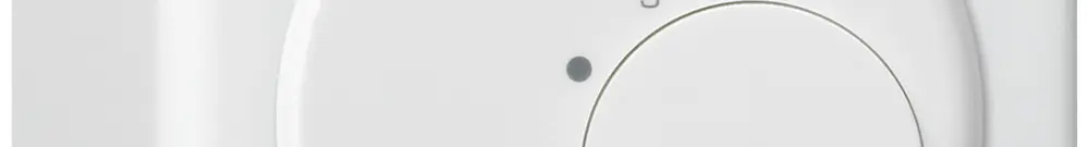Termostato ambiente AP BASICO bianco senza interruttore 