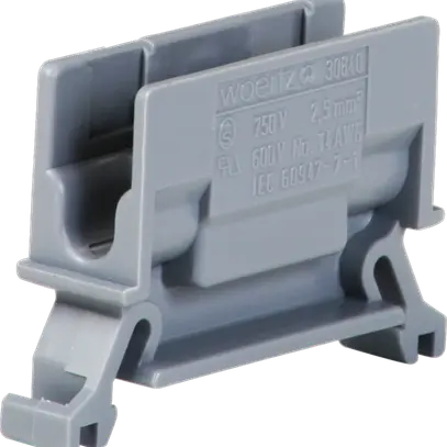 Morsetto di derivazione Woertz 1.5…2.5mm² 24A 750V vite 2×1 guida DIN 35mm gr 