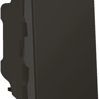 Pulsante a bilanciere MOS 6A 1 modulo nero 