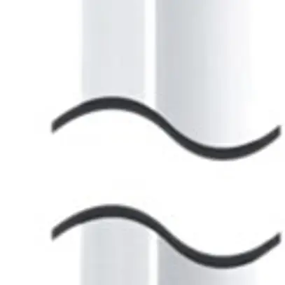Deckenanschlusssäule tehalit DA200 2× Klemmtechnik H=3.4m rein-weiss 