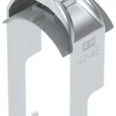Brida rapida BET 2056 piede a W materia sintetica 40…46mm 1×cavo alluminio 