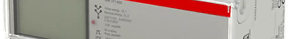 Compteur d'énergie AMD ABB iBus A44 311-600, 3×6A Argent 2DI/2DO METAS 