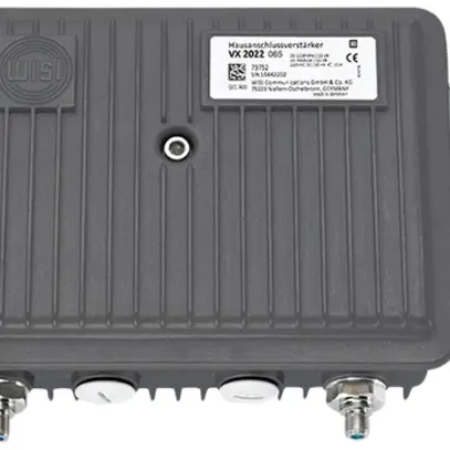 Amplificateur BK WISI VX2022 1.2GHz 22dB avec retour 65MHz 