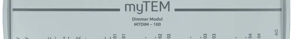 REG-Dimmaktor myTEM MTDIM-100 24VDC 4-Kanal 250W/230V 8×DI CAN 