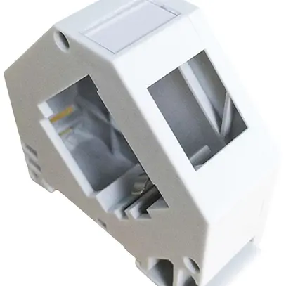 Adattatore per guida DIN ROLINE per 1 modulo Keystone ABS 